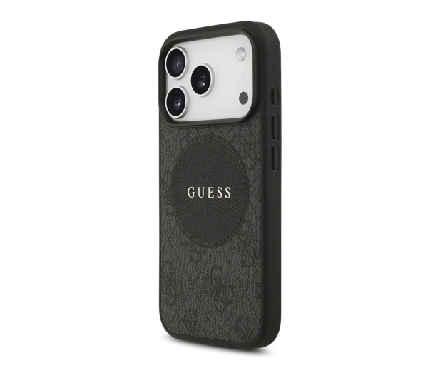 Guess 4G Circle Classic Logo MagSafe do iPhone 17 Pro czarny - 1365488 - zdjęcie 4